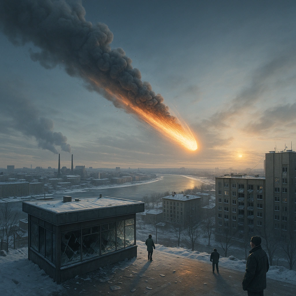 Asteroid news illustration