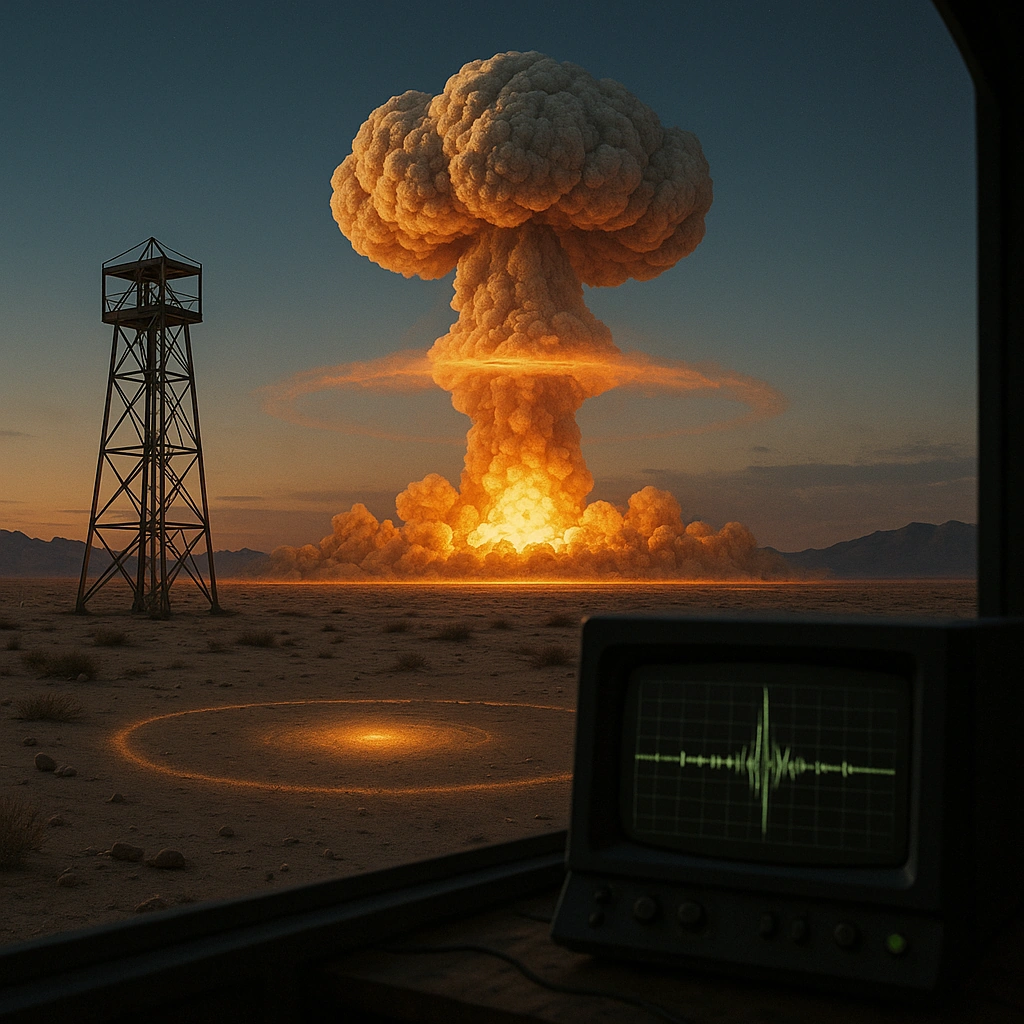 Earthquake news illustration